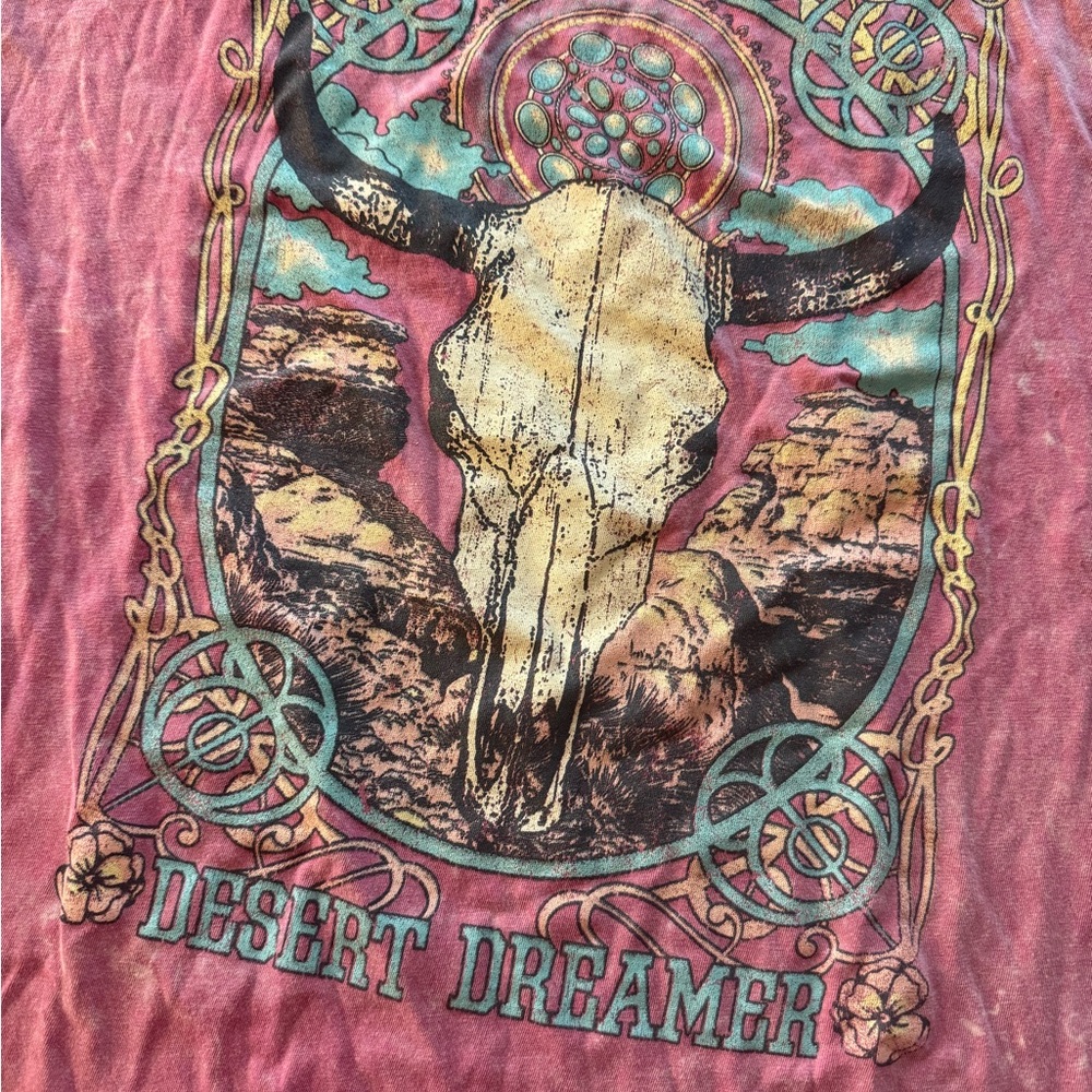Desert Dreamer Oversized Graphic Tee